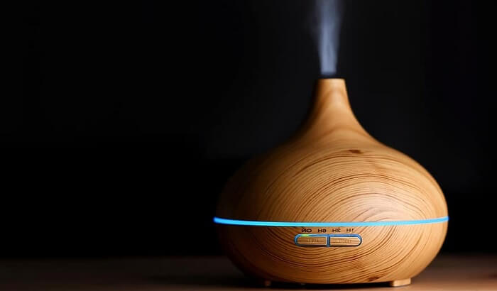 wood-grain essential oil diffuser
